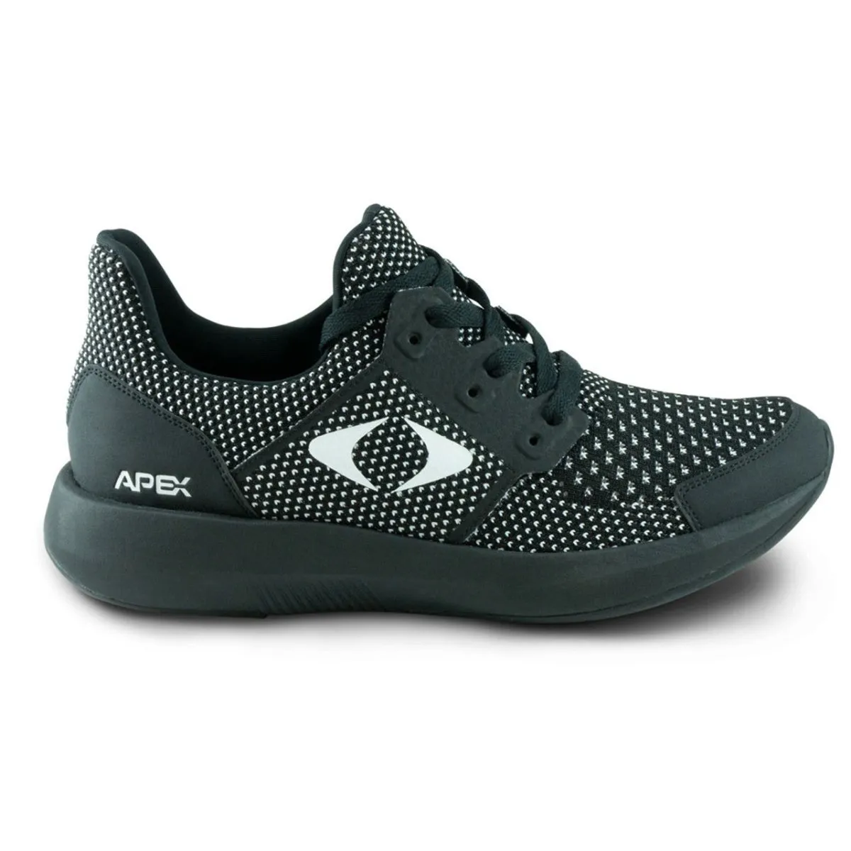 Apex P7000w Performance Athletic Women's Sneaker In Black