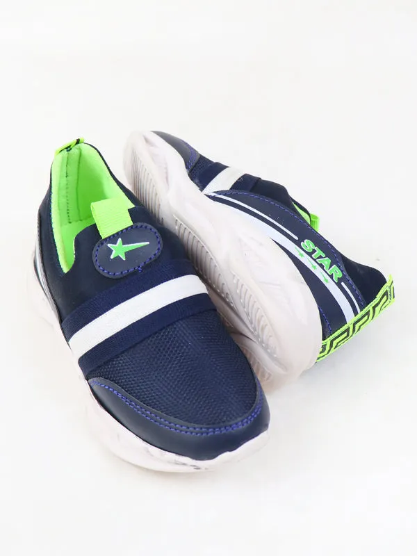 BJ07 Boys Shoes 13Yr - 17Yrs Navy Blue