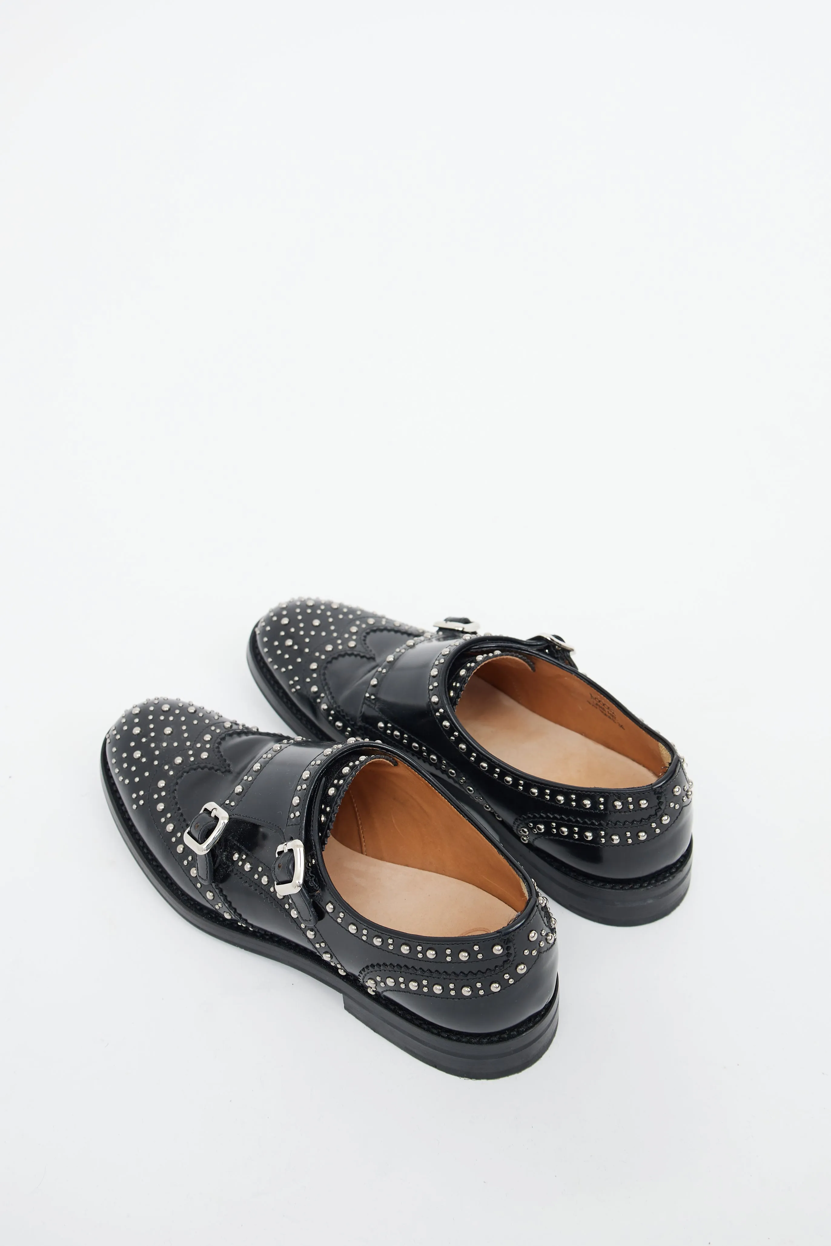 Black Lana Met Studded Loafers