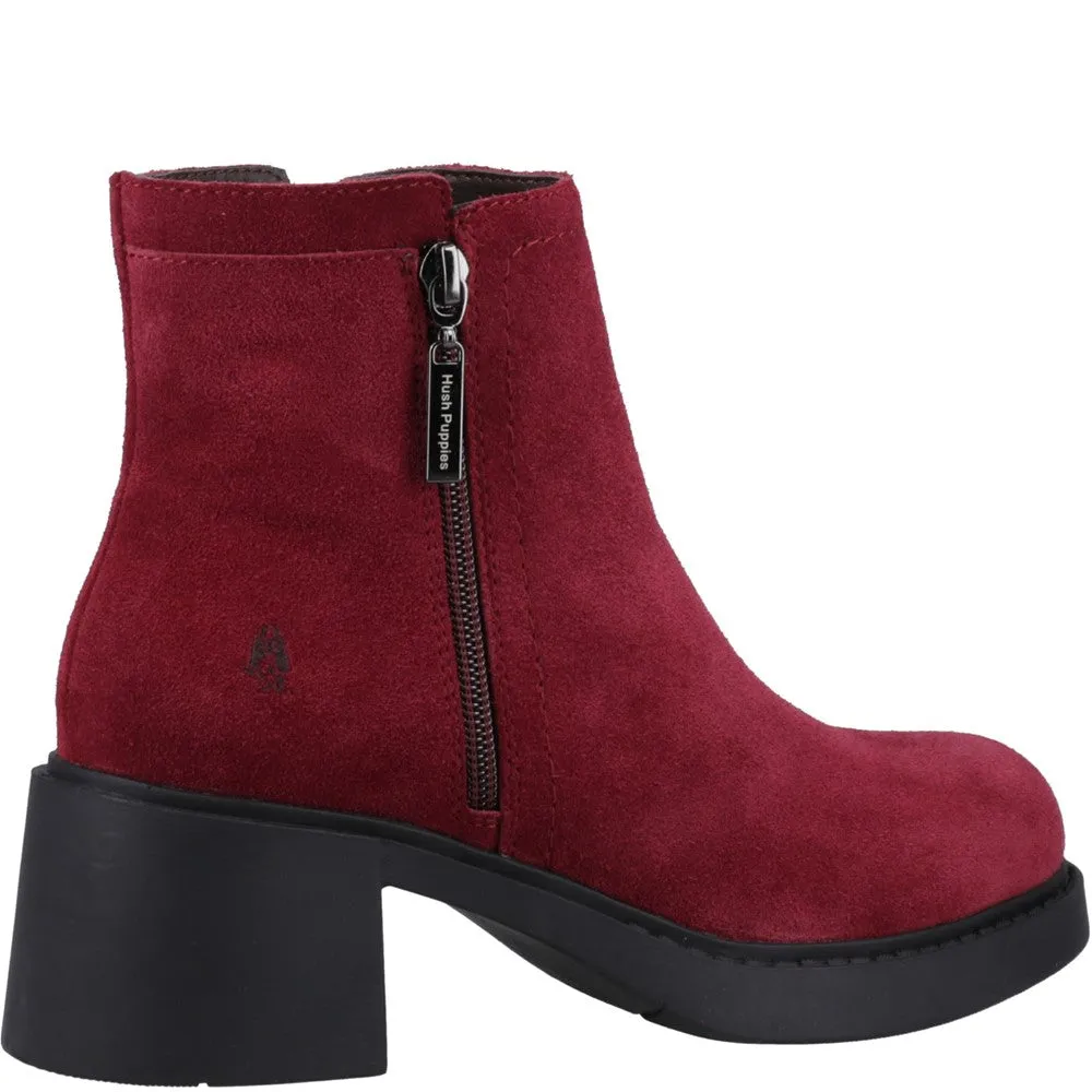 Bordeaux Adele Ankle Boots