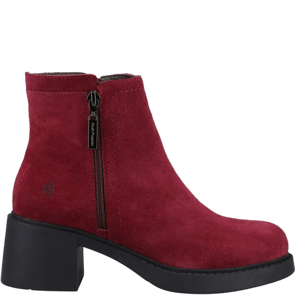 Bordeaux Adele Ankle Boots