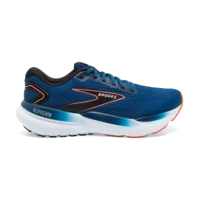 Brooks Men's Glycerin 21 D Width Blue Opal/Black/Nasturtium