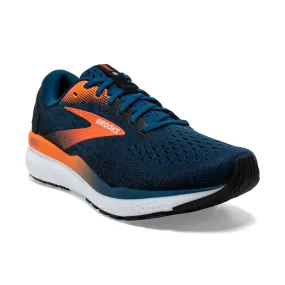 Brooks Mens Trainer Ghost 16 Blue Opal/Black/Nasturtium