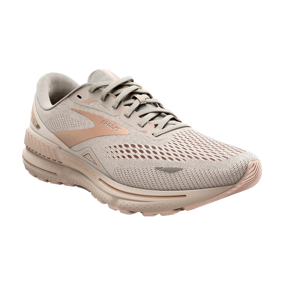 Brooks Women's Adrenaline GTS 23 B Width Crystal Grey/Villa/White