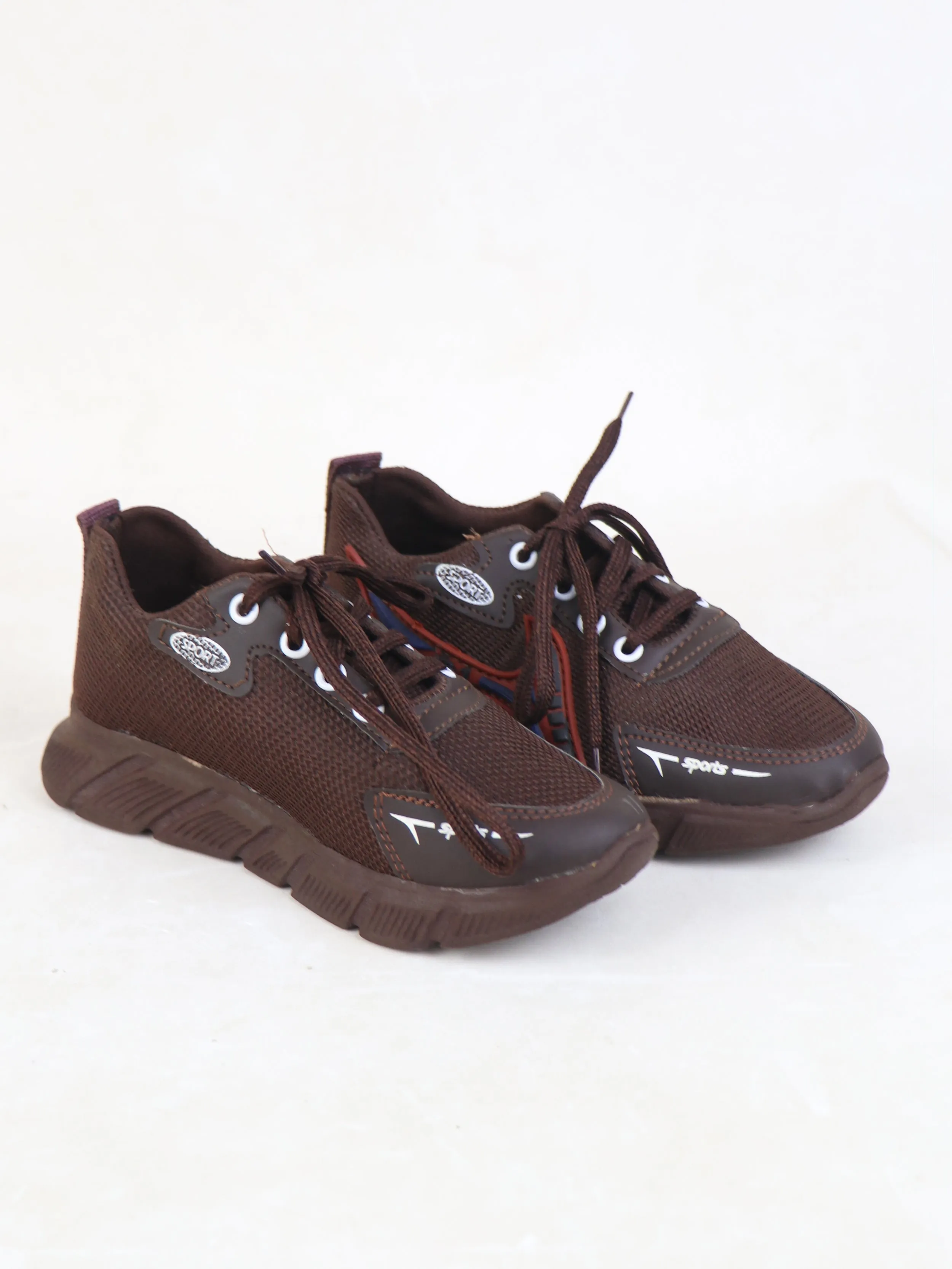 BS53 Boys Jogger Shoes 8Yrs - 17Yrs Brown