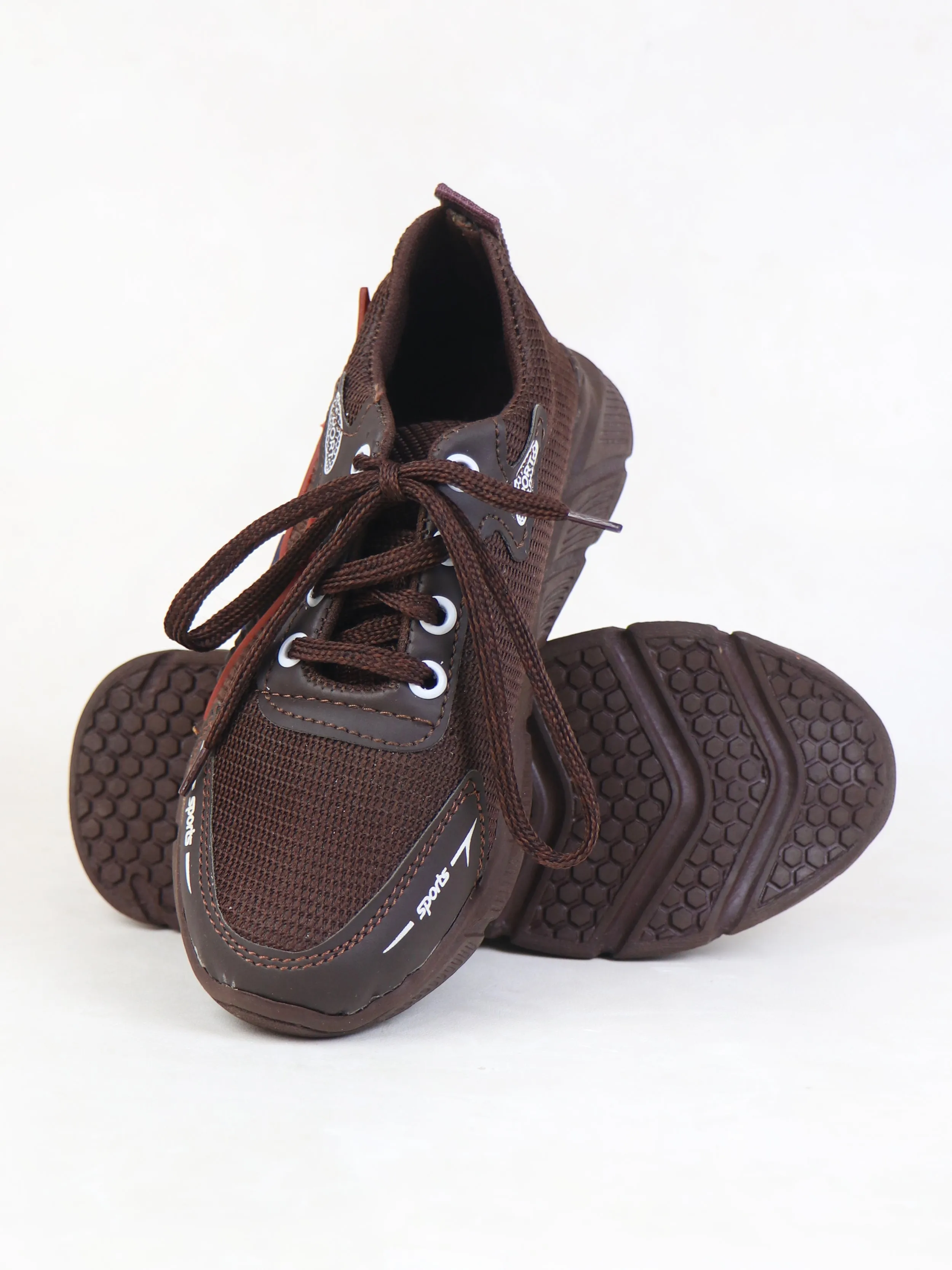 BS53 Boys Jogger Shoes 8Yrs - 17Yrs Brown