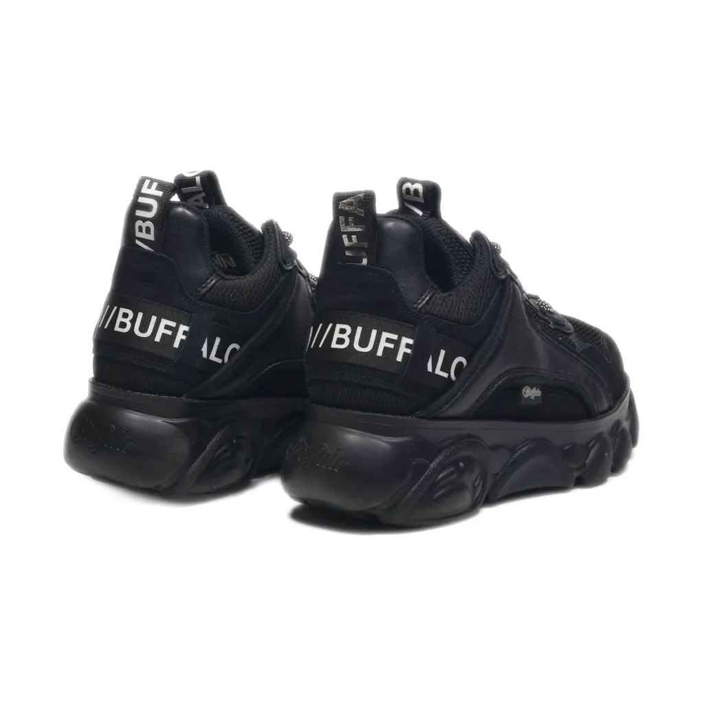 Buffalo Ankle Boots Leather Black Colour For Kids