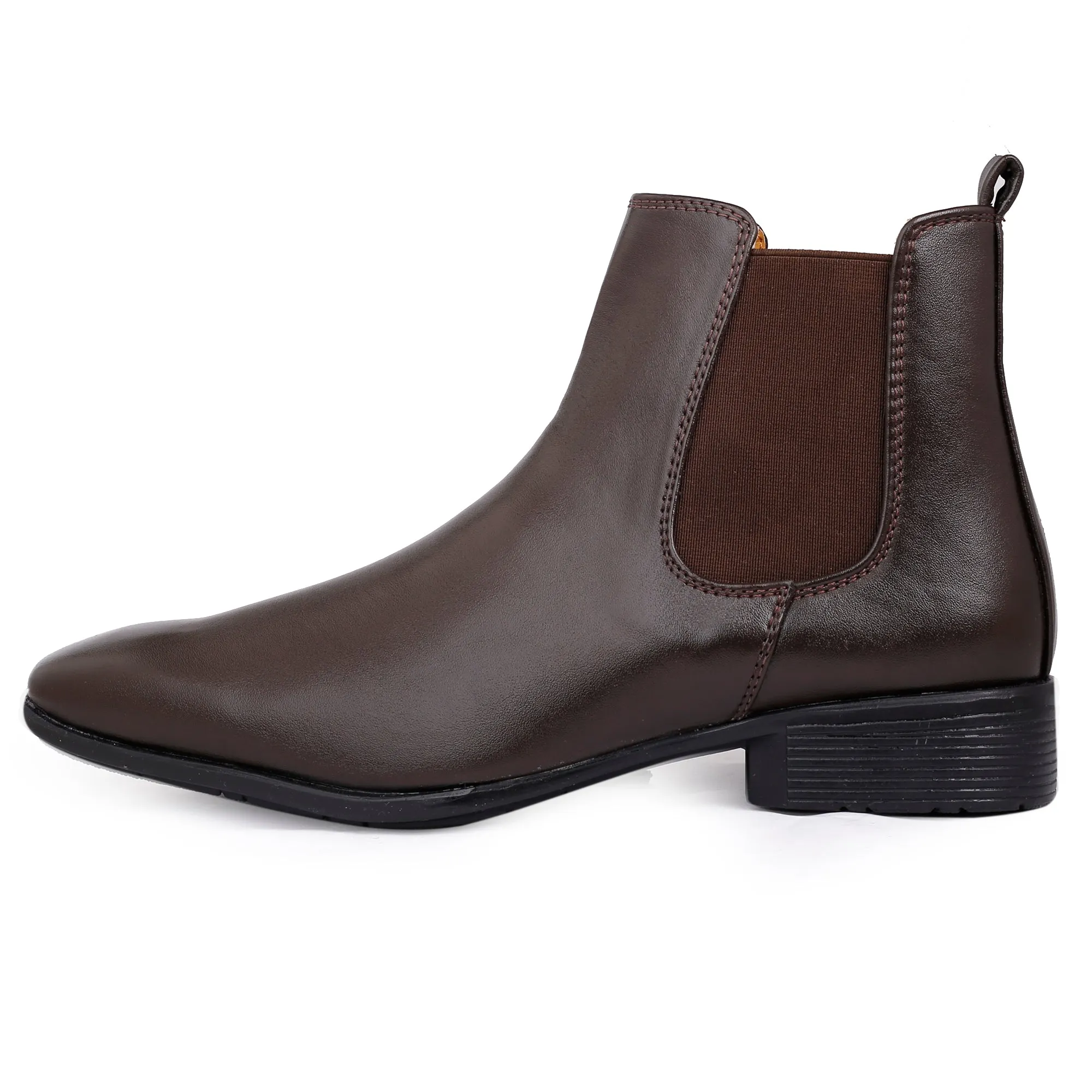 Bxxy's Vegan Leather Ultra Stylish Comfortable Slip-on Chelsea Boots