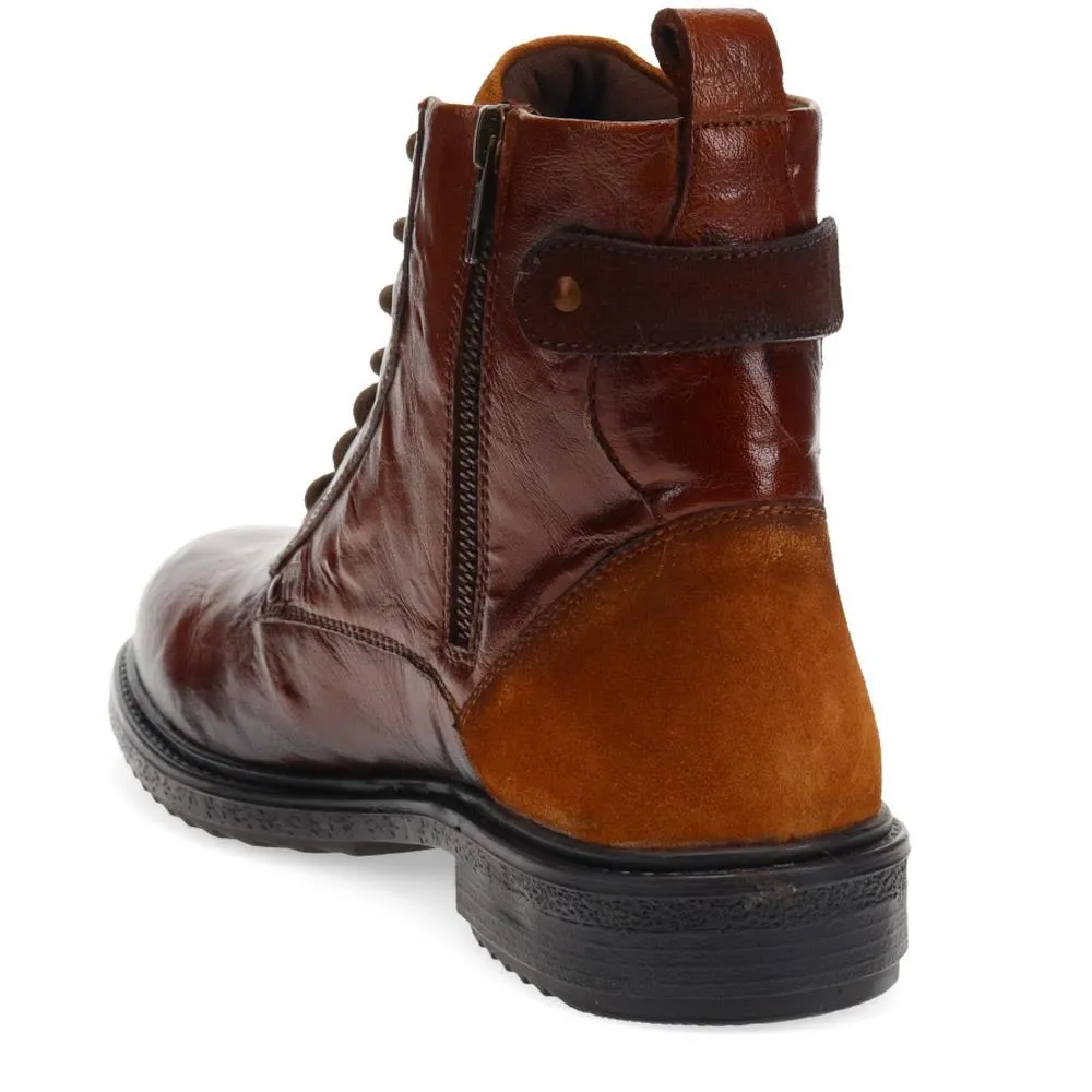 Casual Leather Lace-Up Boots - BELSAKM40014 / 326 232