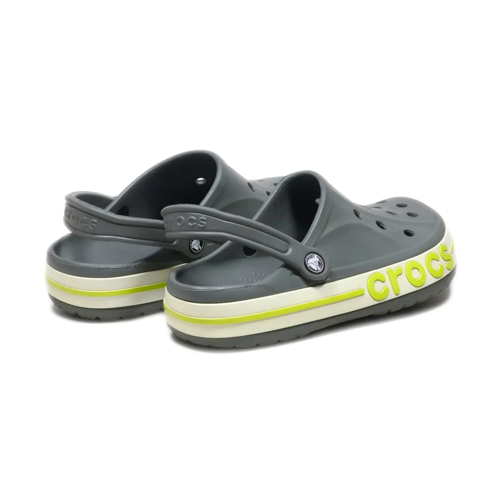 Crocs Bayaband Clog Slip Ons Rubber Grey Colour For Women