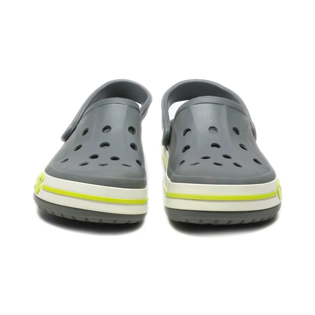 Crocs Bayaband Clog Slip Ons Rubber Grey Colour For Women