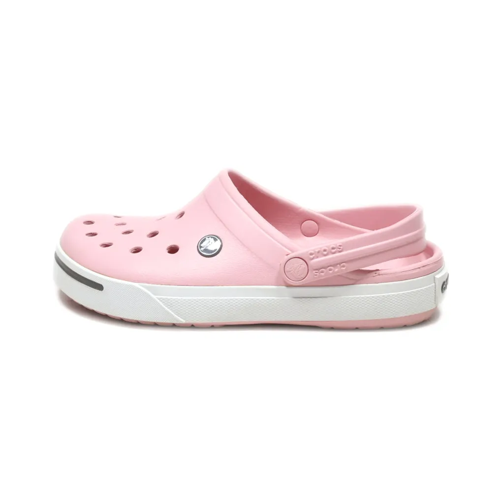 Crocs Crocband Ii Slip Ons Rubber Pink Colour For Women