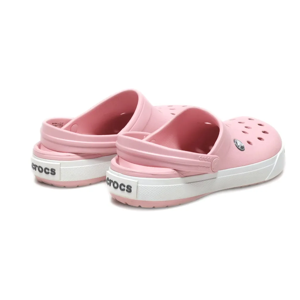 Crocs Crocband Ii Slip Ons Rubber Pink Colour For Women