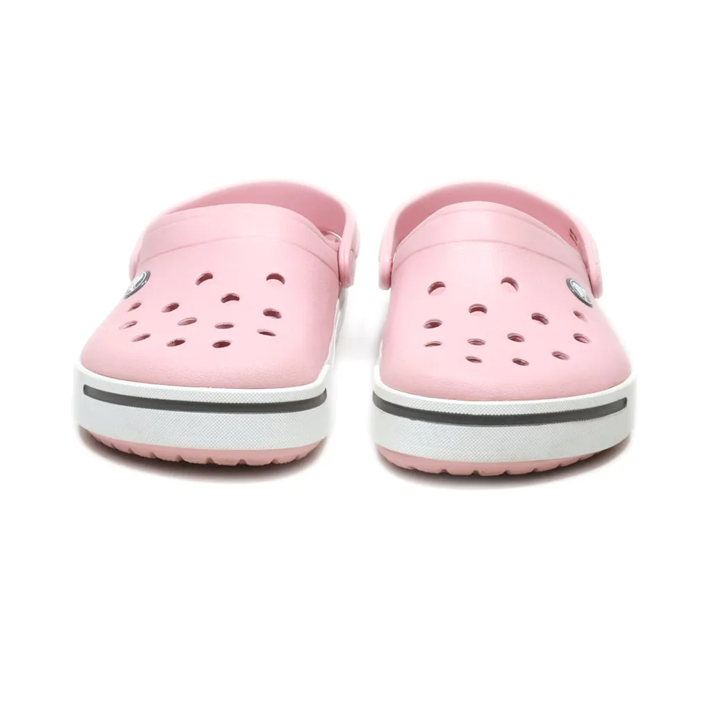 Crocs Crocband Ii Slip Ons Rubber Pink Colour For Women