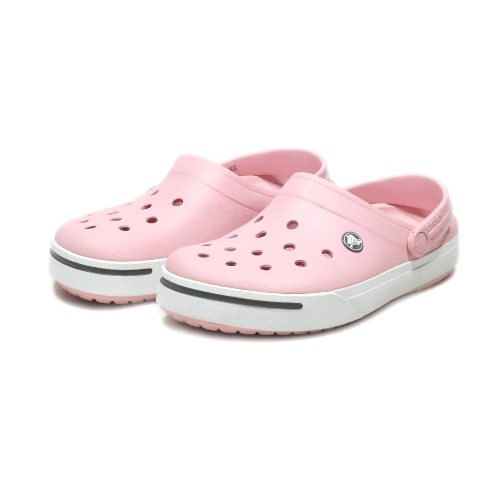 Crocs Crocband Ii Slip Ons Rubber Pink Colour For Women