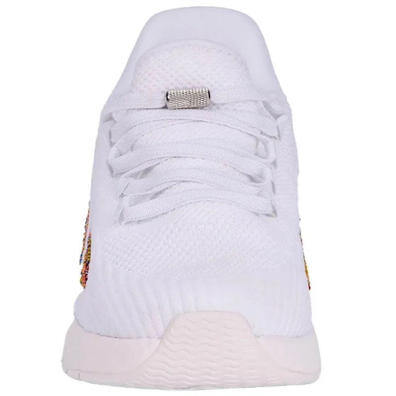 Drew Halo Women's Step-In Sneaker - White Mesh Combo