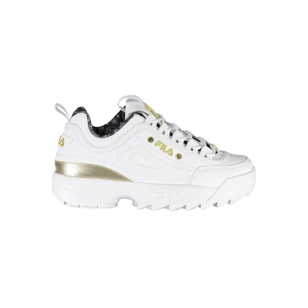 Fila Exquisite White Lace-Up Sneakers