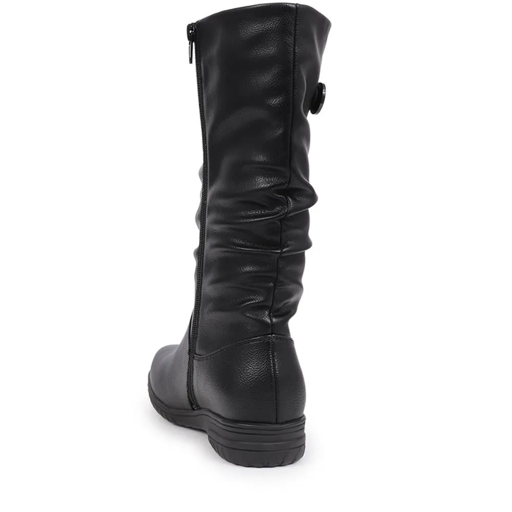 Flat Slouch Boots  - WBINS40099 / 325 983