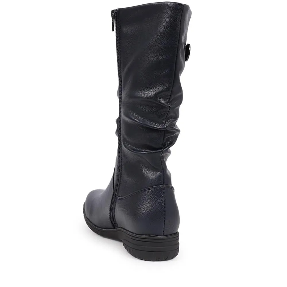 Flat Slouch Boots  - WBINS40099 / 325 983