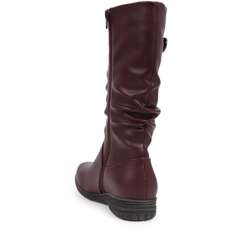 Flat Slouch Boots  - WBINS40099 / 325 983