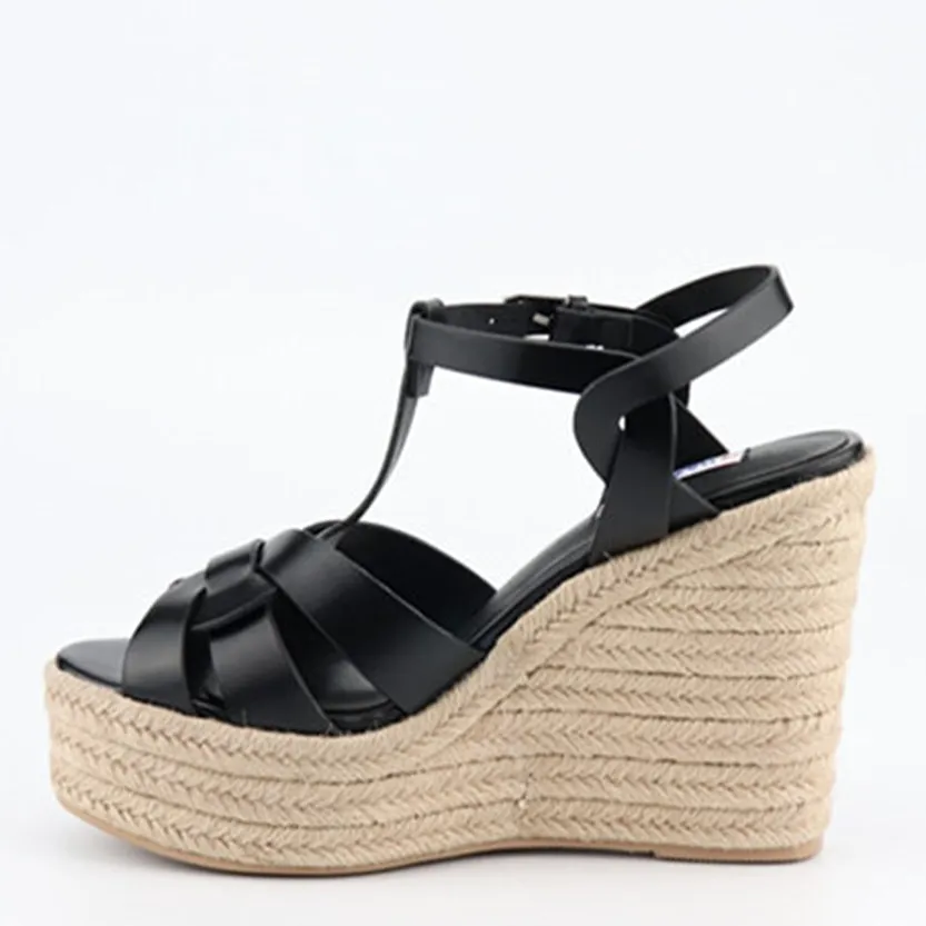 Funki Buys | Shoes | Women's Cross Plait High Wedge Sandals