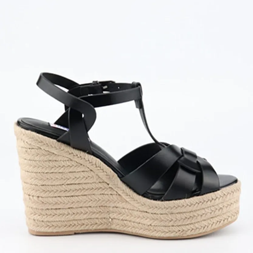 Funki Buys | Shoes | Women's Cross Plait High Wedge Sandals