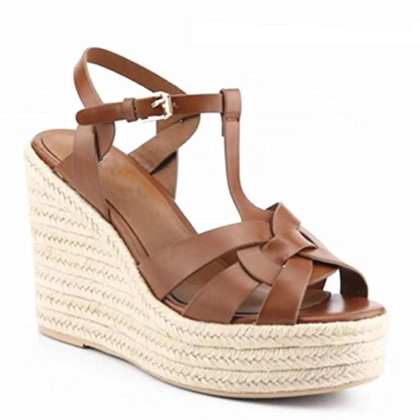 Funki Buys | Shoes | Women's Cross Plait High Wedge Sandals