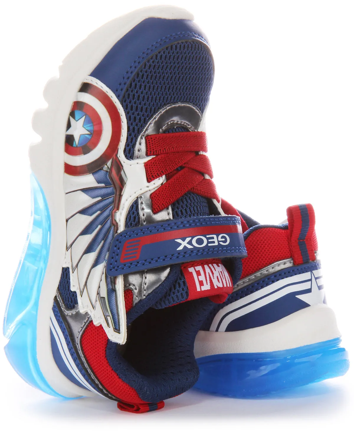 Geox J Ciberdrone Captain America Marvel In Navy For Infants