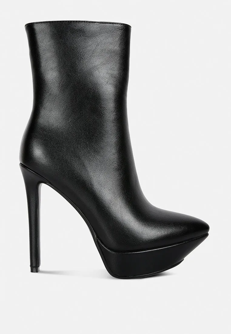 Magna Platform Heels Ankle Boot