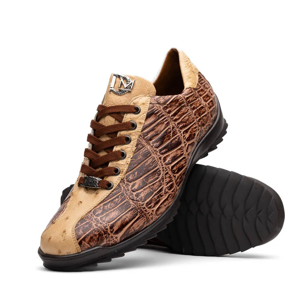 Marco Di Milano SAULO Alligator/Ostrich Orix Fashion Sneakers