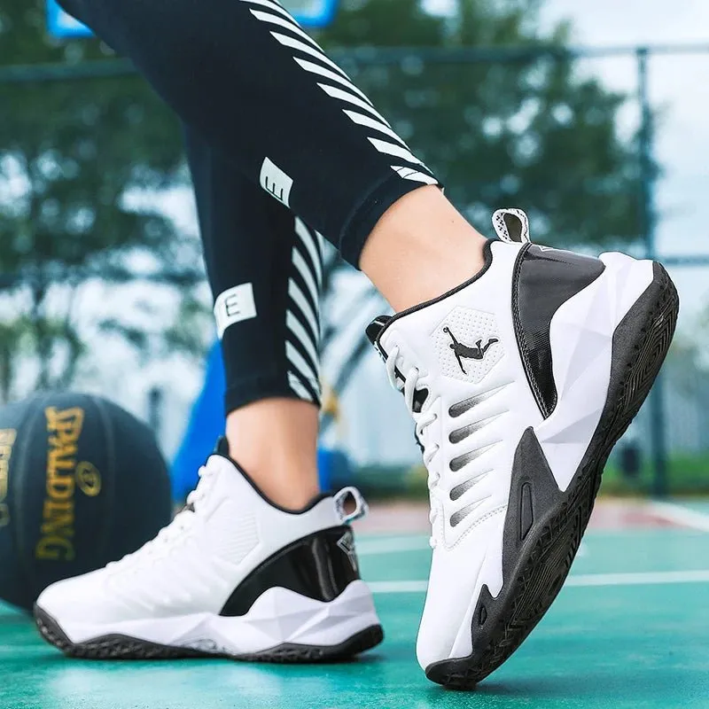 Men's Basketball Shoes: Breathable Cushioning Non-Slip Gym Sneakers 2024