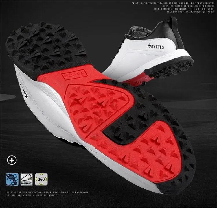 Mens Shock Absorption Golf Shoes Waterproof Anti-skid