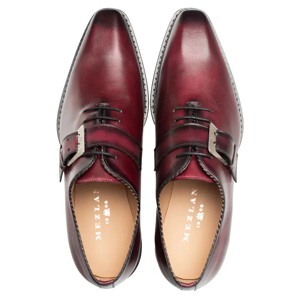 Mezlan Machado Calfskin Leather Monk-Strap Shoes