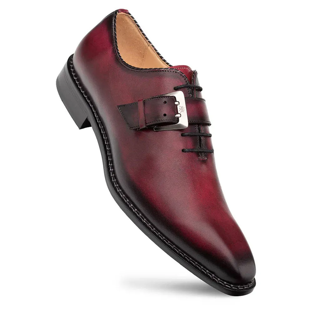 Mezlan Machado Calfskin Leather Monk-Strap Shoes