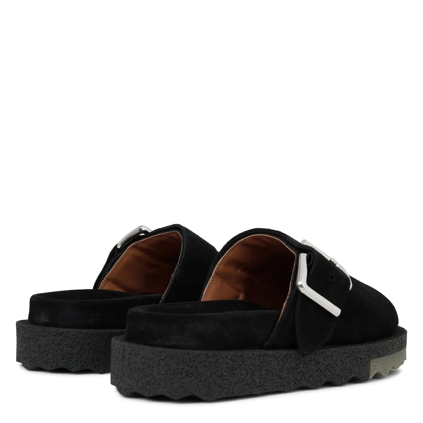 Off-White Black Mule Slip Ons