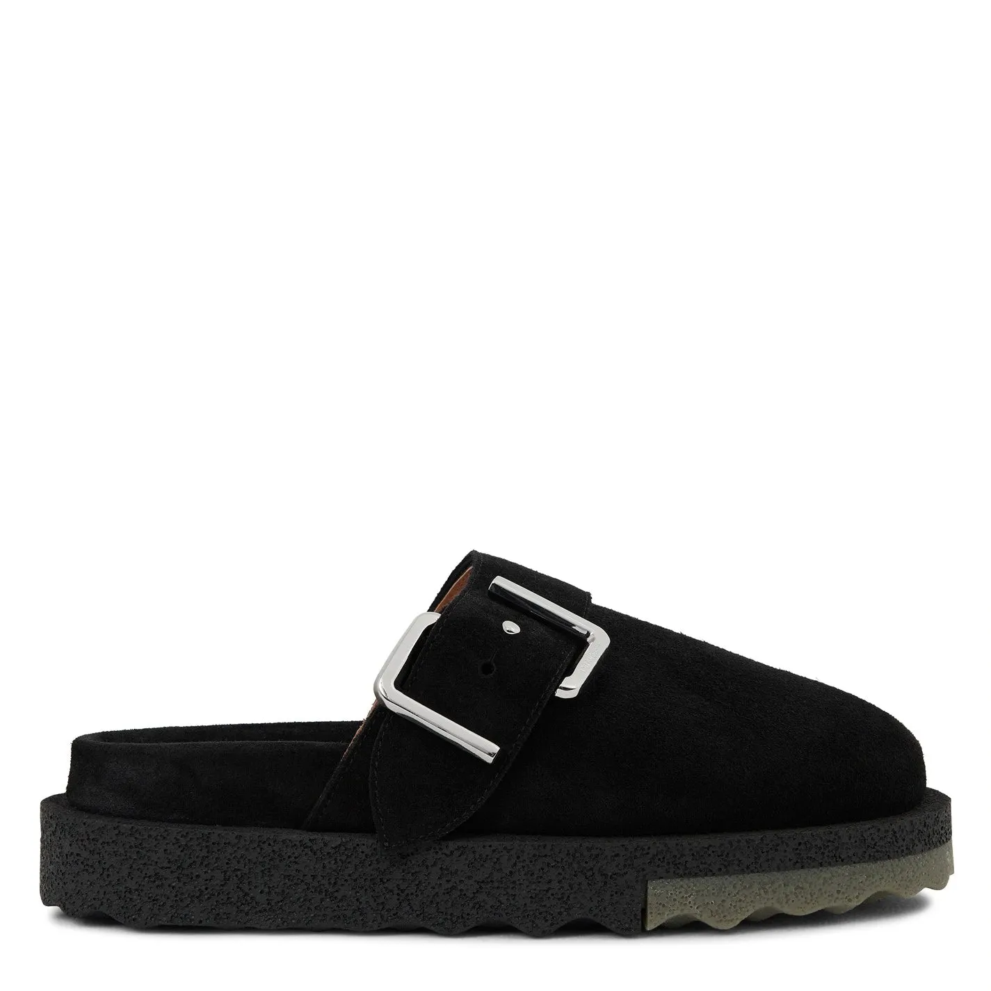 Off-White Black Mule Slip Ons