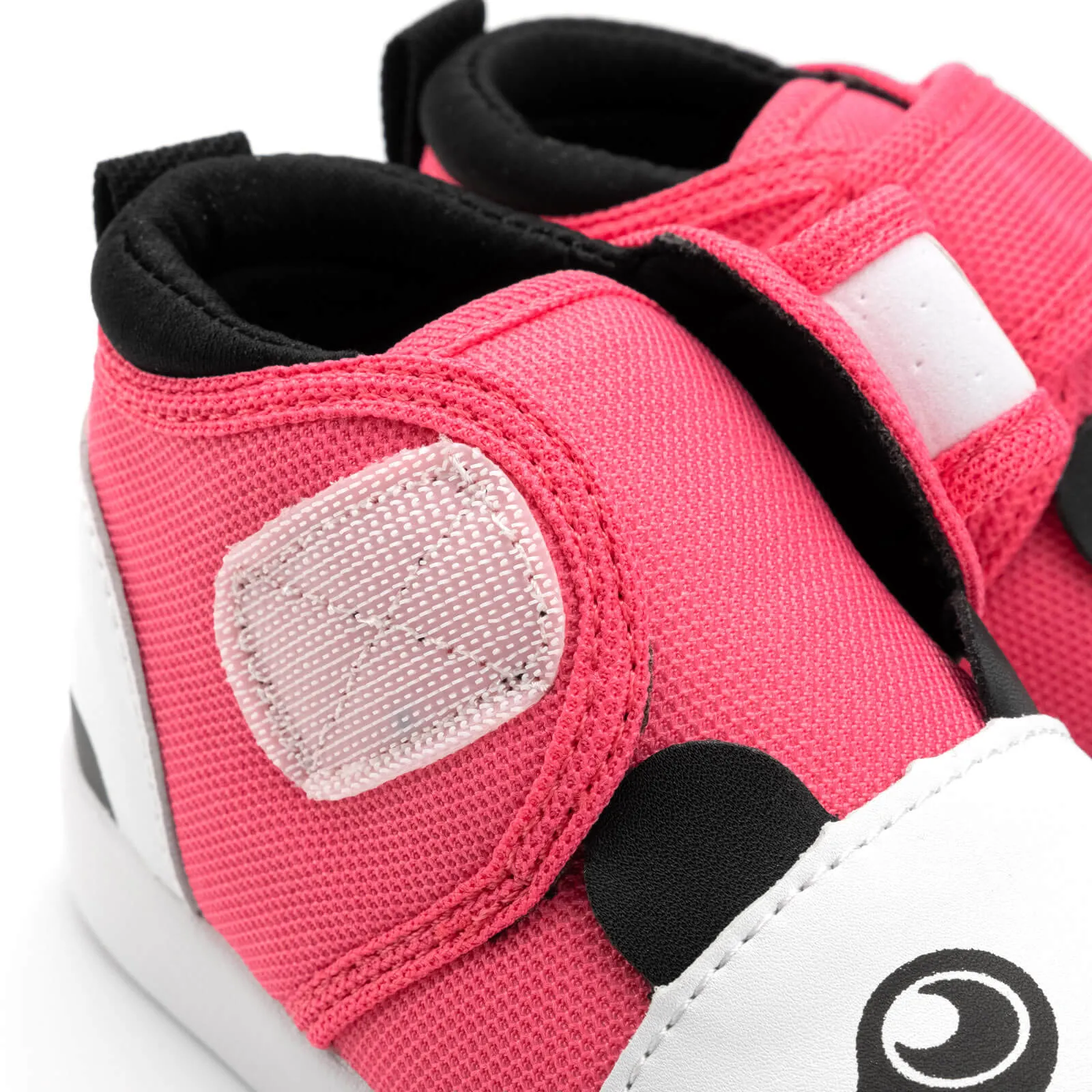 Panda Bear Squeaky Toddler Shoes | Dark Pink