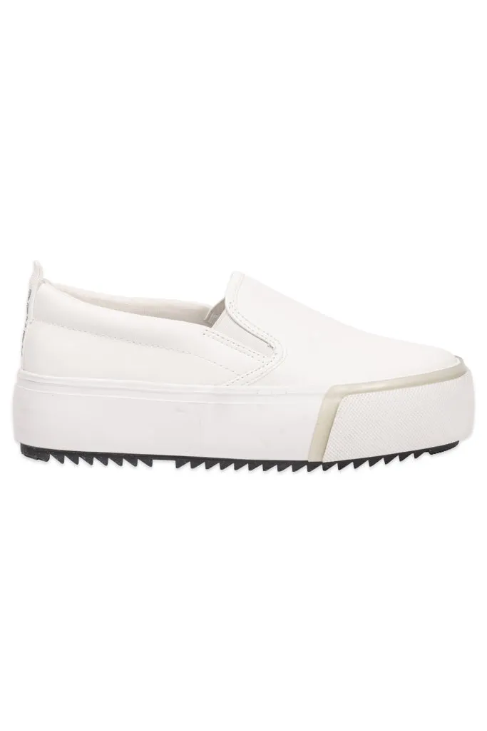 Platform Slip-On Sneaker _ 152446 _ White