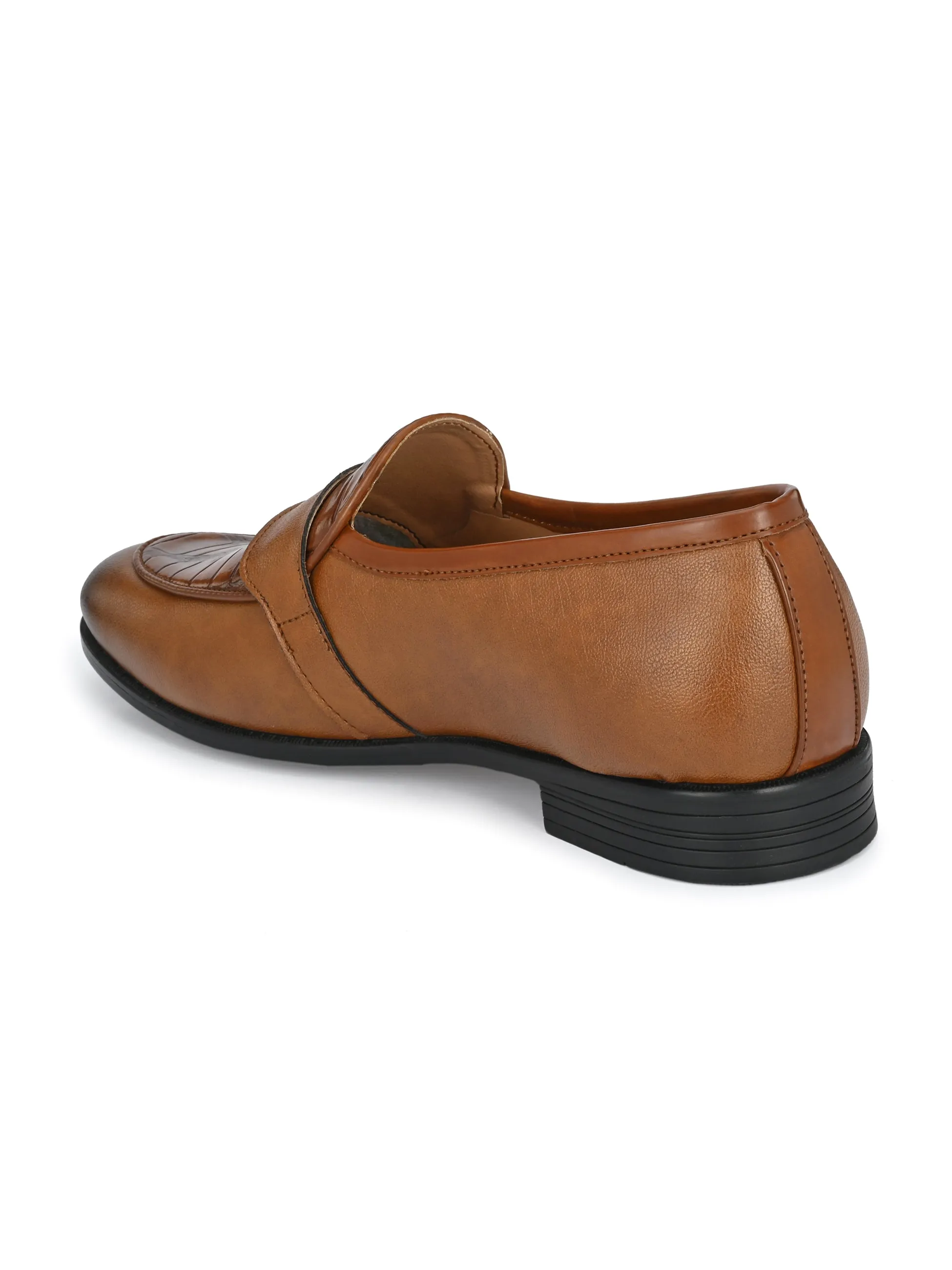 Raffle Tan Monk Loafers