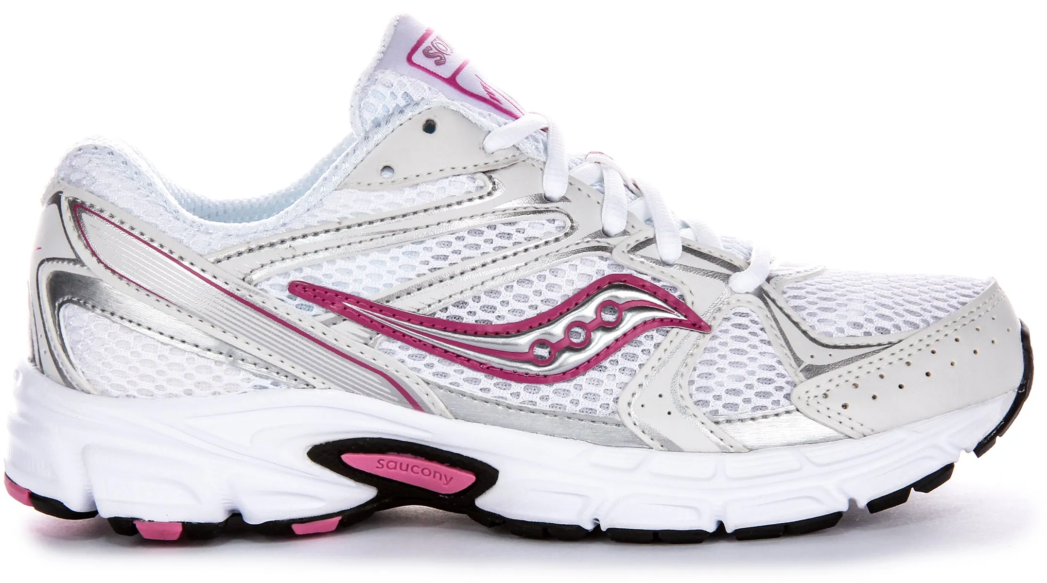 Saucony Ride Millennium In White Pink For Women