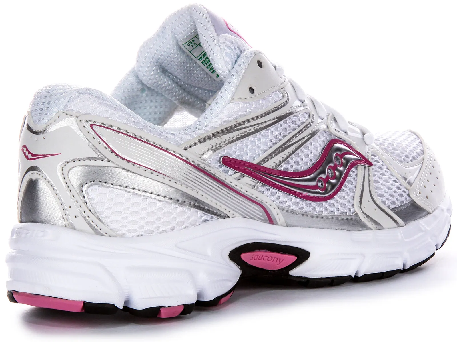 Saucony Ride Millennium In White Pink For Women