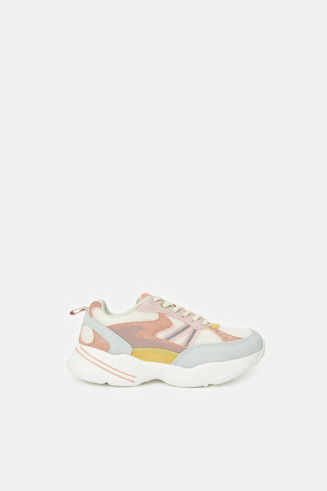 Senior Girls Multicolour Trainers