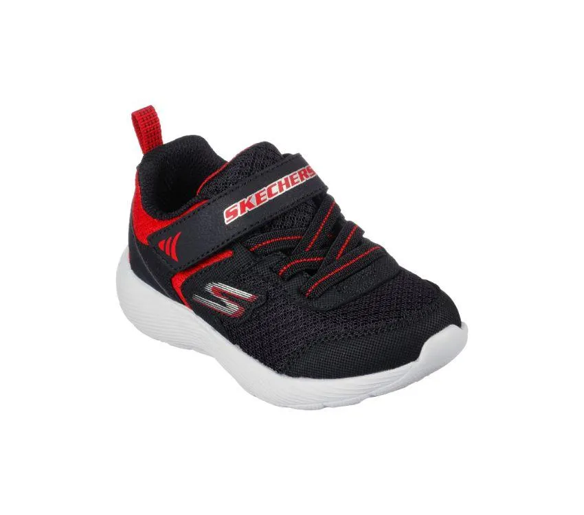 SKECHERS DYNA LITE RETLER - BLACK RED