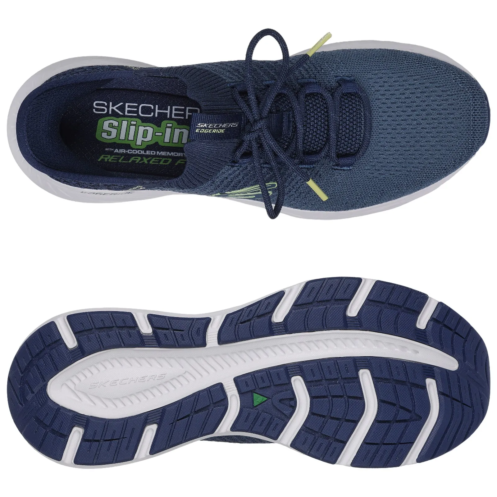 Skechers Mens Edgeride Raygo Slip-Ins Trainers