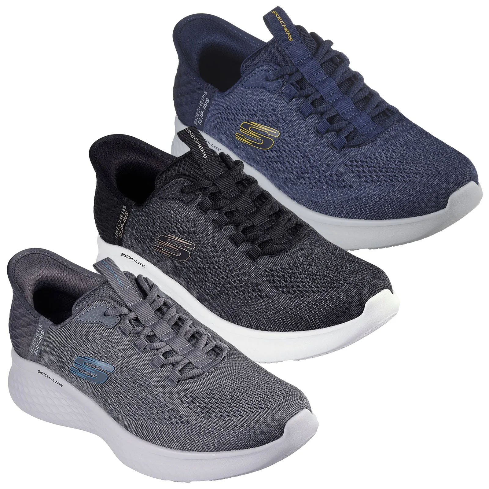 Skechers Mens Skech-Lite Pro Primebase Slip-Ins Trainers