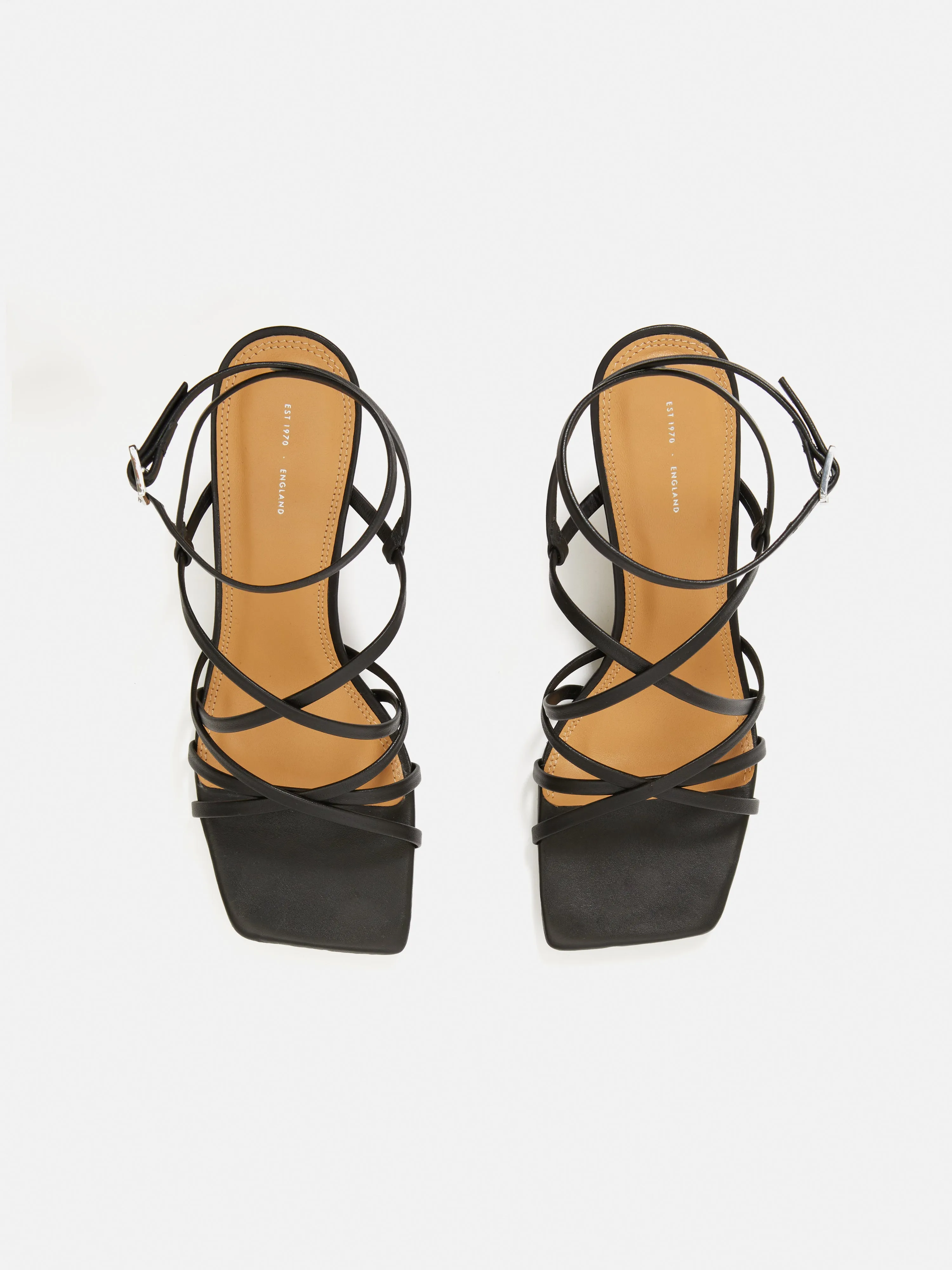 Sofia Heeled Sandal | Black