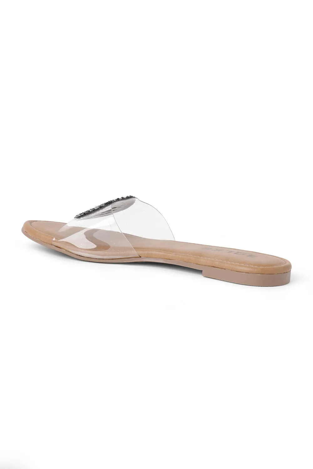 SOLES Sequence Transparent Strap Flats