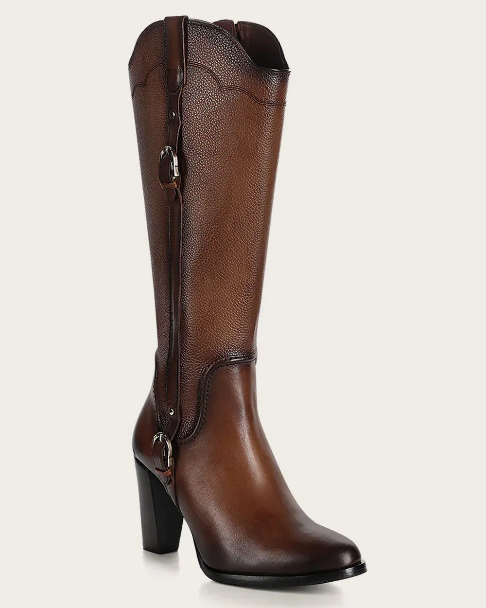 Tall honey deer boot