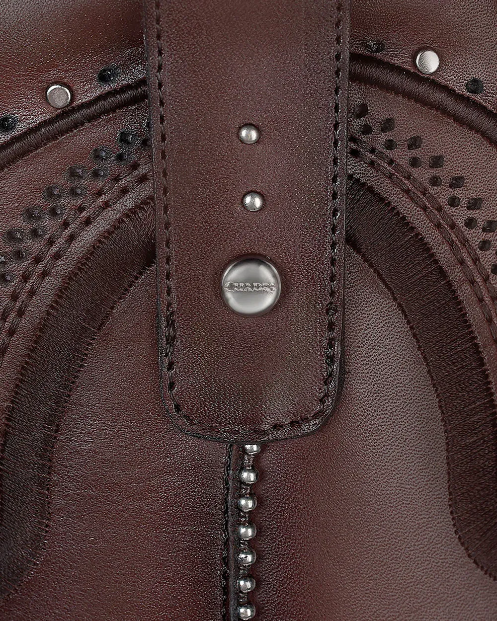 Tall western brown exotic boot