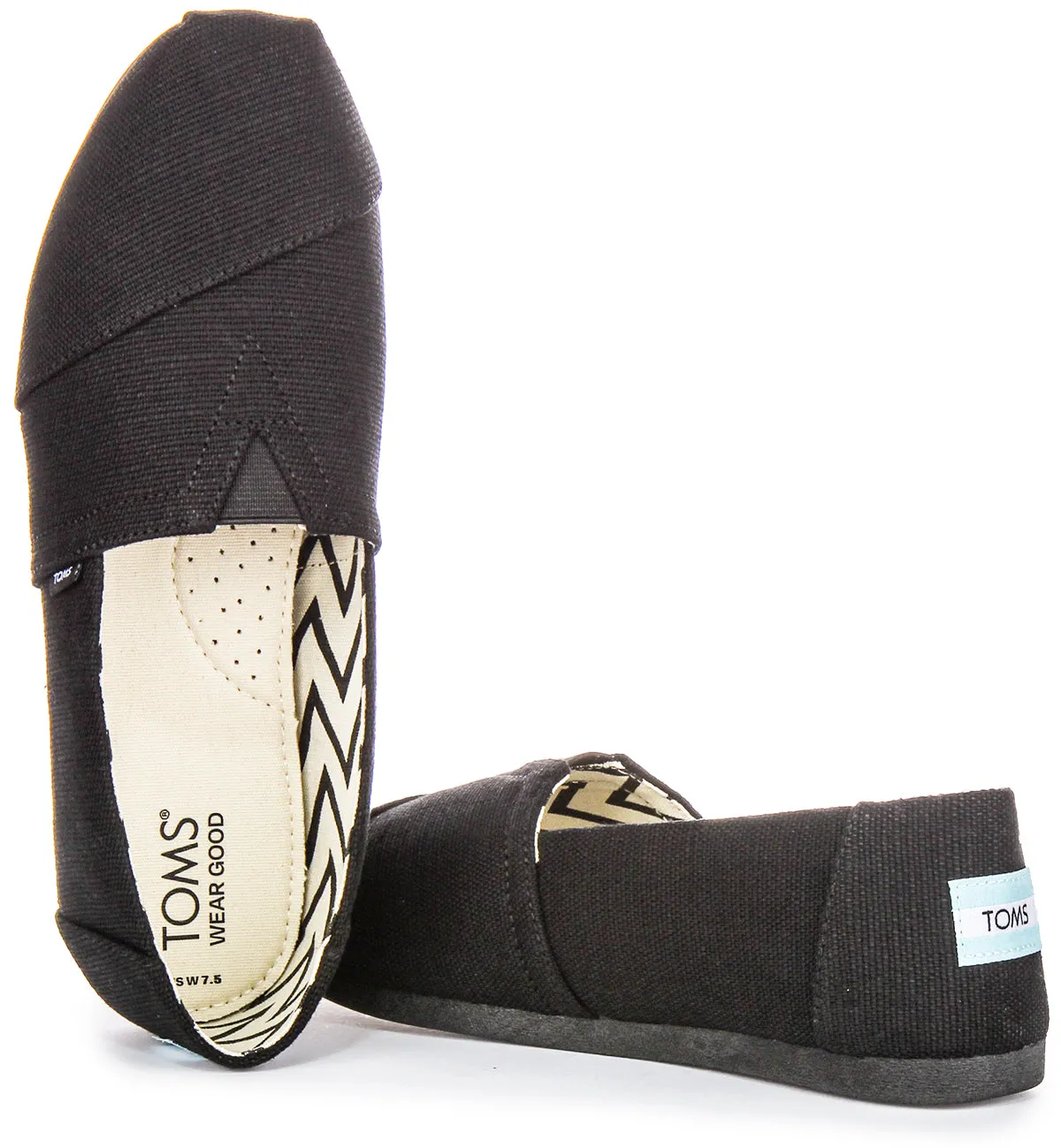 Toms Alpargata Heritage In Black Black For Women